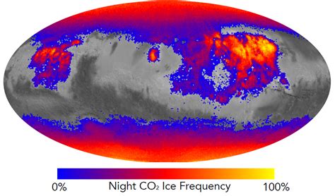 Where On Mars Does Carbon Dioxide Frost Form Often Nasas Mars