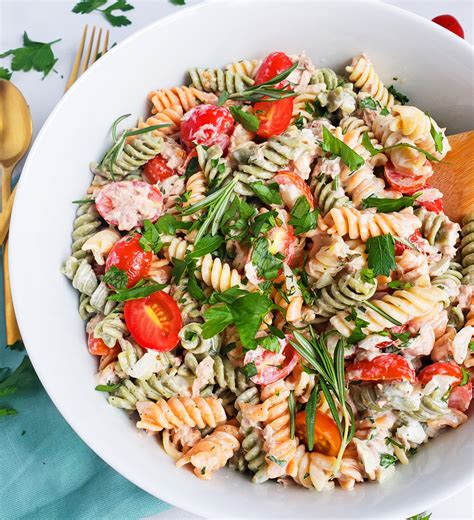 Creamy Herb Tuna Pasta Salad Beautiful Eats Things