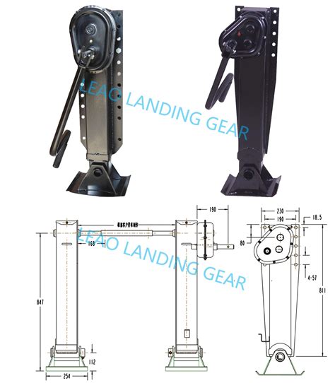 Heavy Duty Trailer Landing Leg Ton Jost Landing Gear T Gear