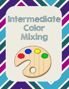 Intermediate Tertiary Color Mixing Art Activity by Art With Ms K