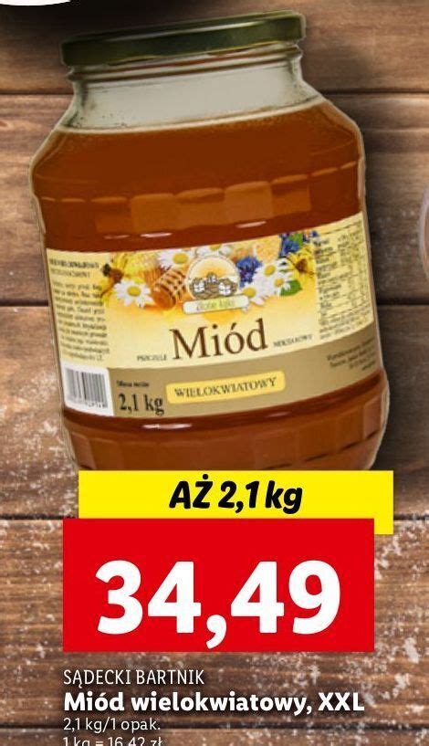 Promocja Miod wielokwiatowy bartnik sądecki w Lidl