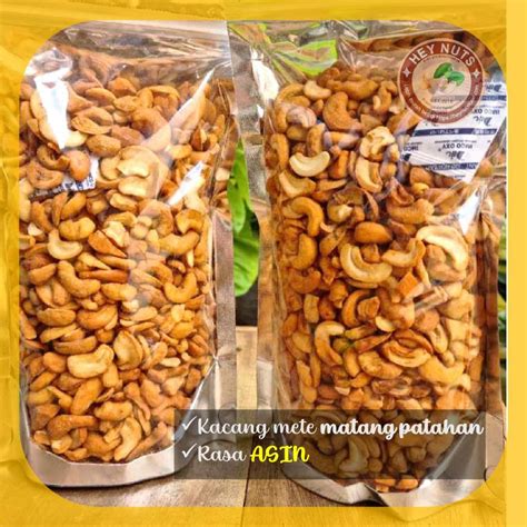 Jual Kacang Mede Matang Pecahan Goreng Mete Mateng Patahan Asin 1Kg