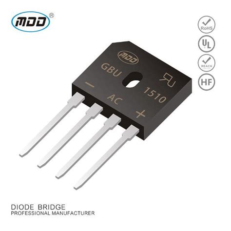 Gbu1510 Silicon Bridge Rectifiers Electronic Components Gbu Pakage