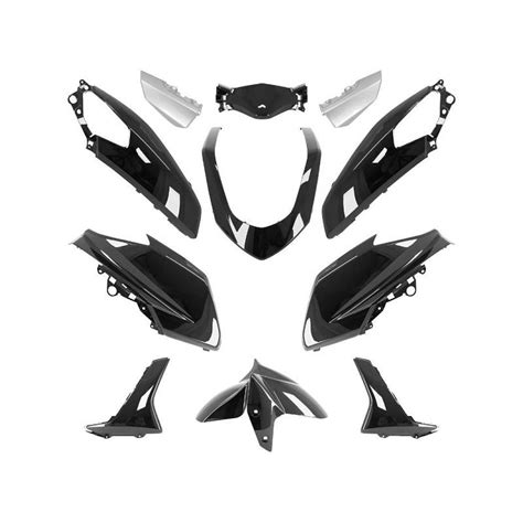 Kit Carenados TNT Yamaha Nmax 125 15 20 Negro 11 Piezas