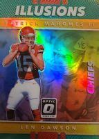 Patrick Mahomes II 2017 Optic 20 Illusions Green 5 Price Guide