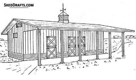 Index Of All Horse Barn Shed Plans