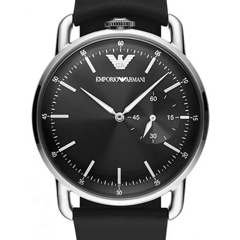 Ceas Barbatesc Emporio Armani Inox Piele Negru EMAG Ro