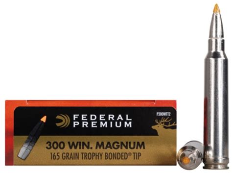 Federal Premium Winchester Mag Ammo Grain Bonded Polymer Tip