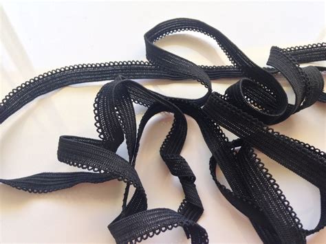 Black Lingerie Elastic 10mm