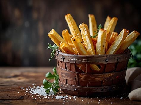 Premium Photo Crispy Golden French Fries