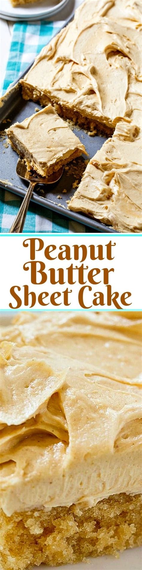 Peanut Butter Sheet Cake Spicy Southern Kitchen