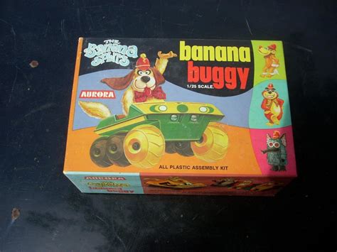 Vintage 1969 Aurora Banana Splits Banana Buggy Model Kit 832 150 Htf