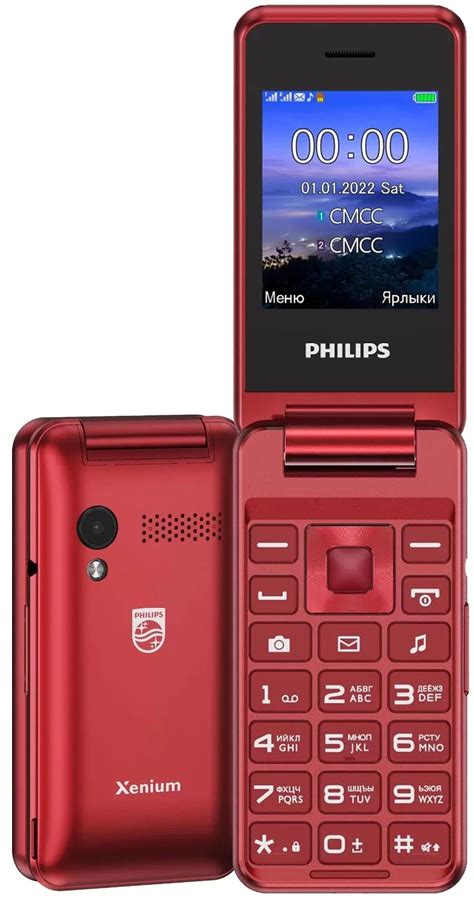 Мобильный телефон Philips Xenium E2601 красный (867000186317) — купить ...