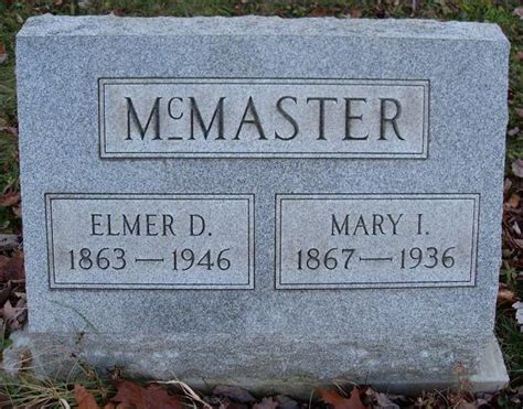 Elmer David McMaster 1863 1946 Mémorial Find a Grave