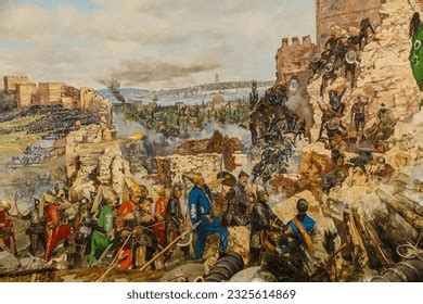 Details Final Assault Fall Constantinople 1453 Stock Illustration ...