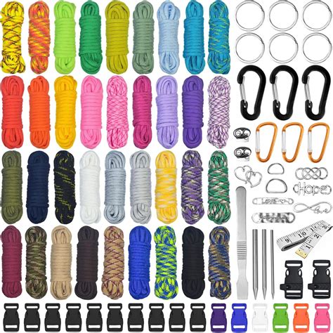 Amazon Paracord 550 Nylon Rope Paracord Bracelets Kit Paracord