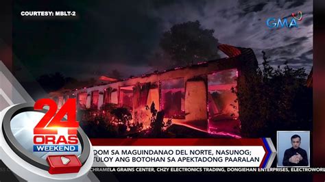 Ilang Classroom Sa Maguindanao Del Norte Nasunog COMELEC Itutuloy