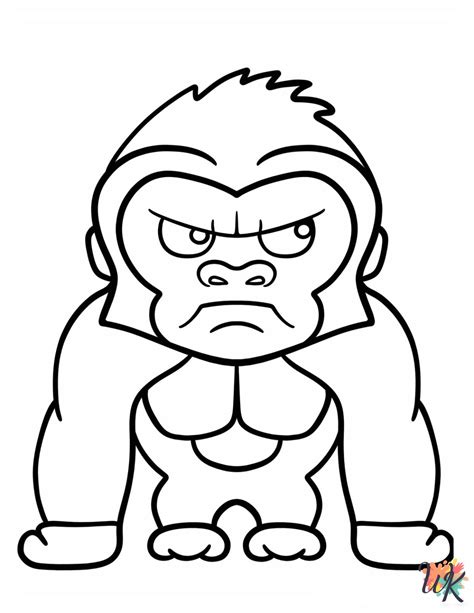 19 King Kong Coloring Pages For Kids Coloringpageswk