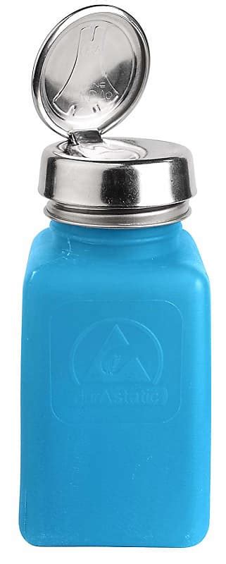 Esd Safe 8 Oz Blue Alcohol Dispenser Bottle With One Touch Reverb