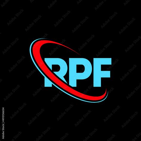 RPF logo. RPF letter. RPF letter logo design. Initials RPF logo linked with circle and uppercase ...