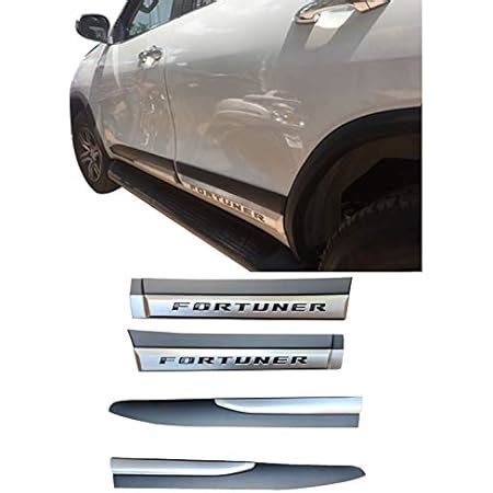 Autoflame Imported ABS Side Cladding Side Beading For Toyota Fortuner