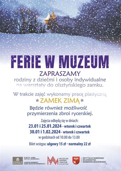 Ferie W Muzeum Zamek Olsztyn Mazury Travel