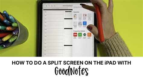 Split Screen Tutorial using an iPad and GoodNotes - YouTube