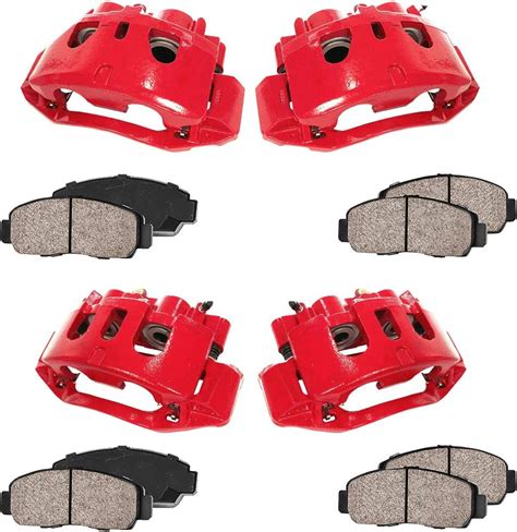 Amazon Callahan CCK03701 4 FRONT REAR Premium Loaded Red