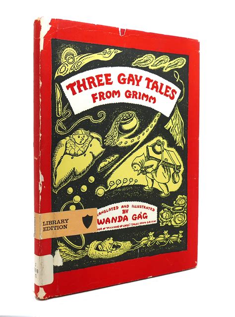 THREE GAY TALES FROM GRIMM By Wanda Gag Hardcover Library Edition Seventh Printing