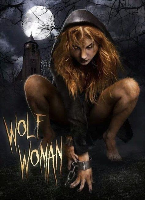 Wolf Woman Beautiful Darkness Werewolf Art Female Werewolves