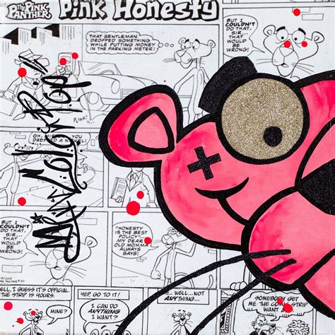 Pink Panther By Miss Color Pop Painting Artsper