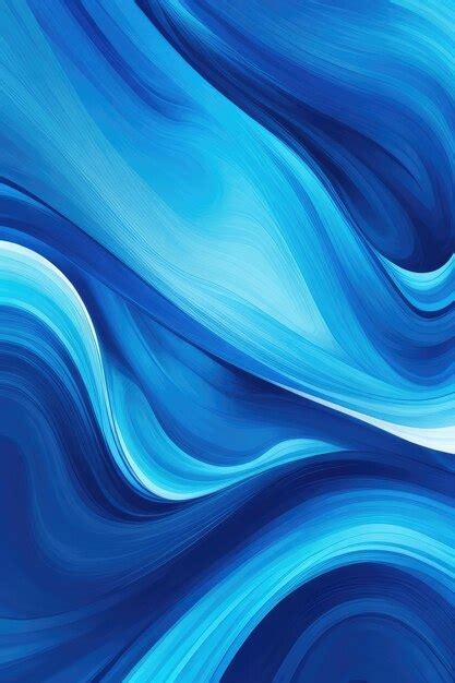 Fondos Abstractos De Movimientos Azules Foto Premium