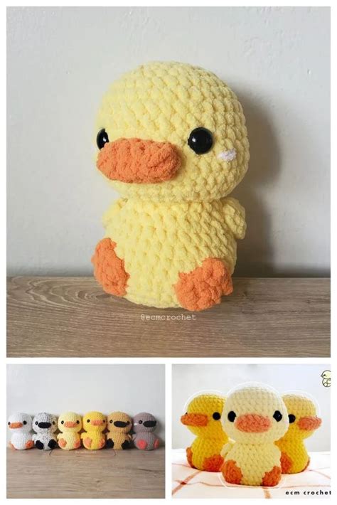 Amigurumi Baby Duck Free Pattern Crochet Tutorial Pattern