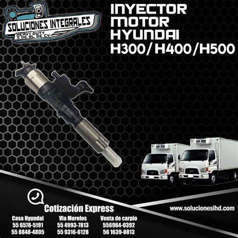 Inyector Motor Hyundai H H H Soluciones Ihd