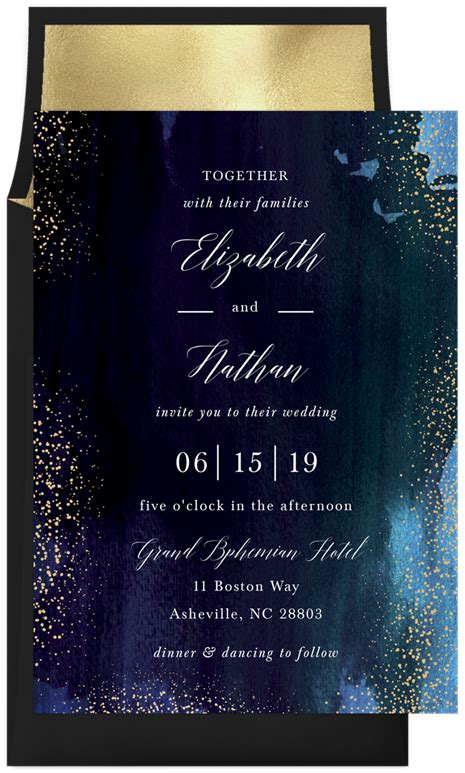 Ethereal Invitations In Blue Greenvelope Invitations Wedding