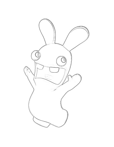 Coloriages Les Lapins Cr Tins Imprimer