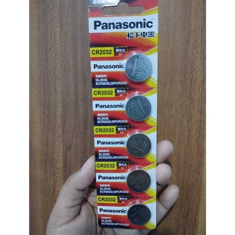 Jual Baterai Cmos Panasonic Cr Isi Pcs Lembar Original Battery