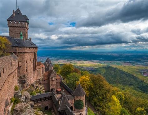 Lais Puzzle Das Chateau Du Haut K Nigsbourg Eine Mittelalterliche