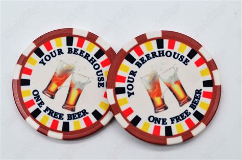 Custom Drink Tokens, Personalized Drink Chips Supplier