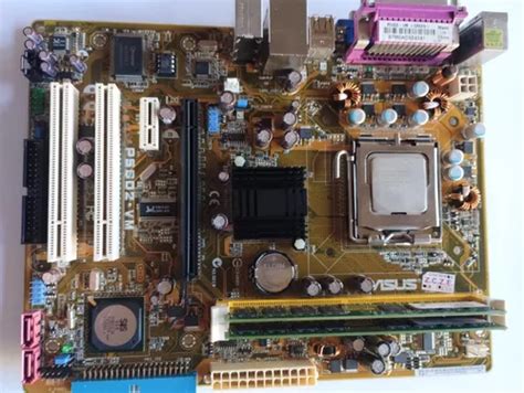 Placa Mãe Asus P5sd2-vm Lga775 Dual Core +cooler +4gb Ddr2 | Frete grátis