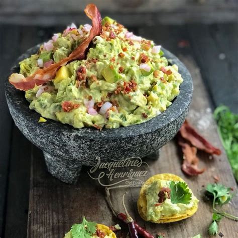 Dip De Aguacate Y Tocineta Jaqueline Henriquez Guacamole Dip Recetas