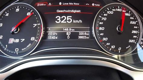 Going Over Mph In Audi Rs On The Autobahn