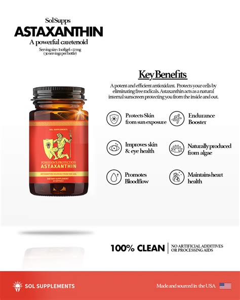 Astaxanthin Sol Supplements Enhance Your Skin Naturally Sol Supps