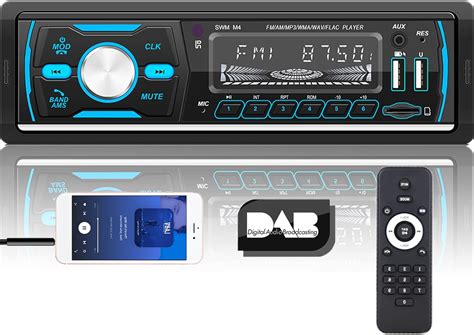 Dab Autoradio Mit Bluetooth Din Digital Media Player