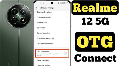 How To Enable Otg Connection In Realme G Realme G Me Otg