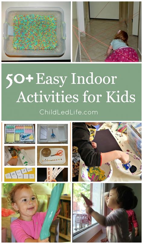 50+ Easy Indoor Activities for Kids