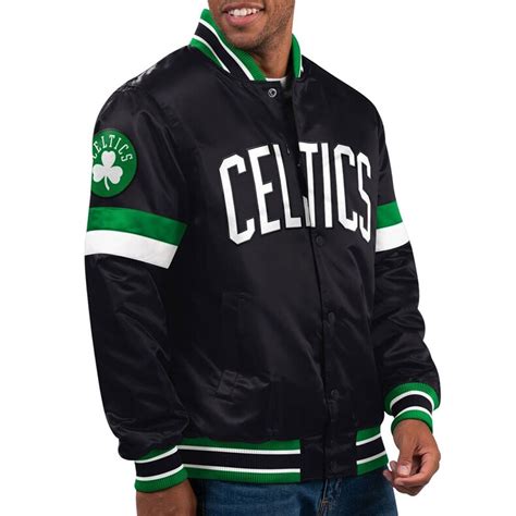 Youth Kelly Green Starter Boston Celtics Home Game Jacket