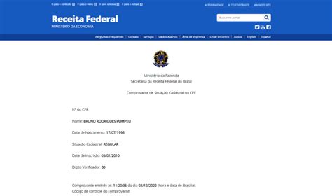 Como Consultar CPF Na Receita Federal