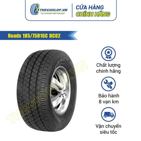 Lốp xe ô tô ROADX 185/75R16C DC02 Thế Giới Lốp