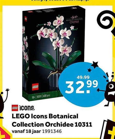 Lego Icons Botanical Collection Orchidee 10311 Aanbieding Bij Intertoys